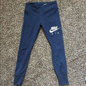 Nike Air Dri-Fit Women’s Blue Leggings size Medium